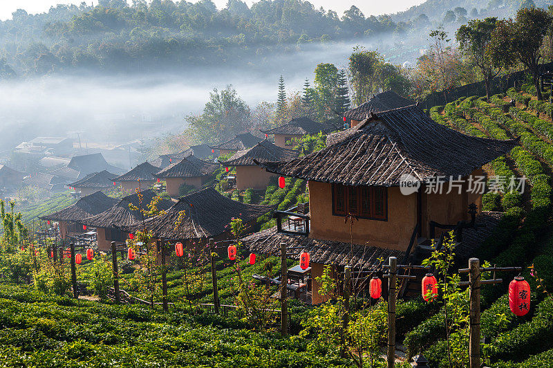 泰国Mae Hong Son省Ban Rak Thai